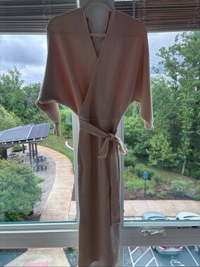 Petal & Pup Beige Wrap Knit Dress